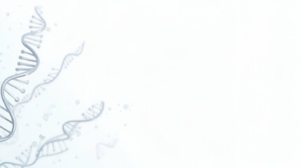 Obraz premium Minimalist Flat Elegant Wallpaper Design for Scholarly Presentations: Expansive Space for Genetic Diagnostic Methods & Breakthrough Biomarker Discoveries