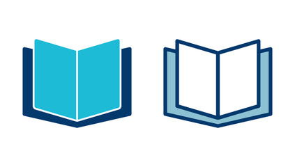 Book icon vector isolated on white background. Book vector icon. ebook icon