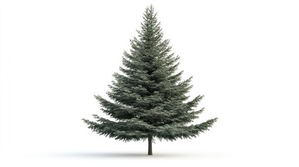Isolated evergreen Christmas tree (1)