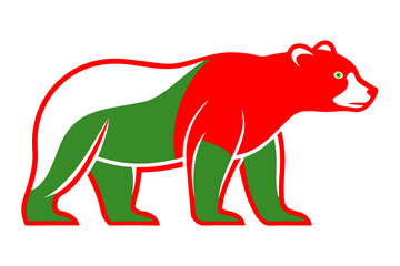 Elegant Addax antelope silhouette in minimalist line art vector style. This clean and modern wildlife design features the distinctive curved horns and sleek profile of the desert-dwelling Addax, ideal