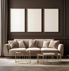 Elegant, sophisticated living room