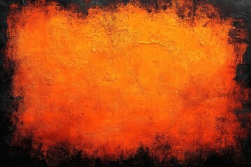 Obraz premium Orange Grunge Halloween Background Abstract Texture Digital Art Invitation Autumn Design