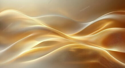 Obraz premium gold abstract background smooth wave minimalist elegant design texture modern ambient art deco