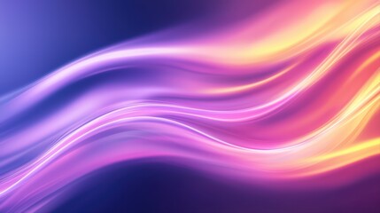 Fototapeta premium Colorful abstract waves of light movement background