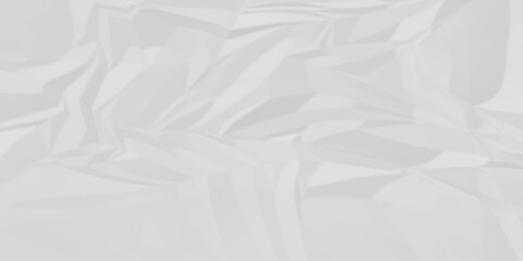 White crumple obsolete billboard rumple. wrinkle ripped creased white crumple aged closeup craft document grunge recycling paper background.	
