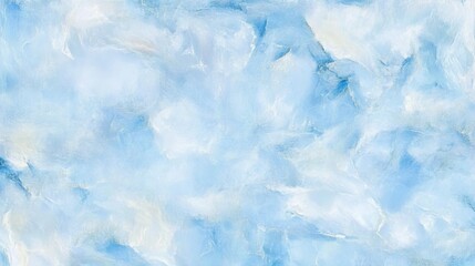 Obraz premium Abstract light blue & white marble. Soft, flowing shapes create a calming texture