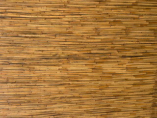 background of bamboo branches fence wicker 