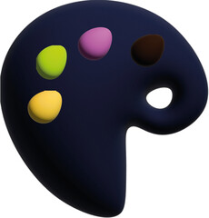 Fototapeta premium palette of paint