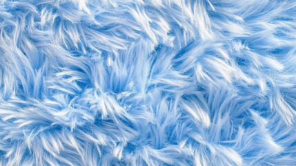 Obraz premium Blue & white textured furry surface. Soft, delicate, vibrant, and fluffy