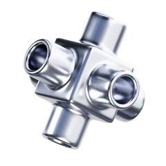 Industrial Metal Pipe Connector Design