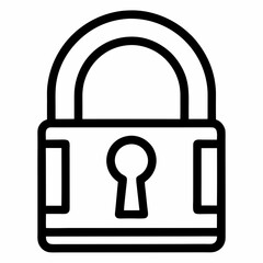 vector lock icon