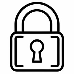 vector lock icon
