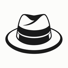 black hat isolated on white