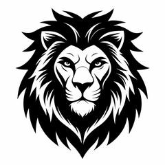 Obraz premium lion head vector