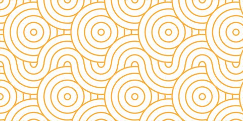 Overlapping creative diamond circle abstract orange pattern waves texture. geometric digital fabric pattern circles fabric pattern use for template, material, element, ornament background.	
