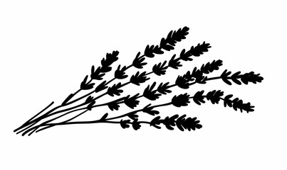 Experience the soothing allure of fresh lavender silhouettes evoking natural tranquility and vibrant contemporary style