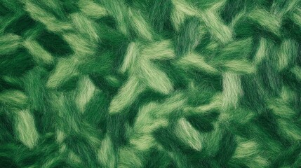 Obraz premium Green textured surface; interlocked fiber arrangement, creates depth and soft impression