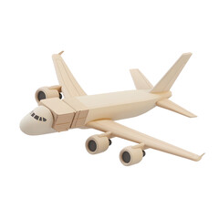 A light beige cargo airplane model.