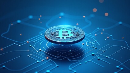 Process Improvement and Productivity Growth Concept Hand Holding Crypto Gold Coin, Symbolizing Process Improvement, Productivity Growth, Efficient Processes, and Business Efficiency.