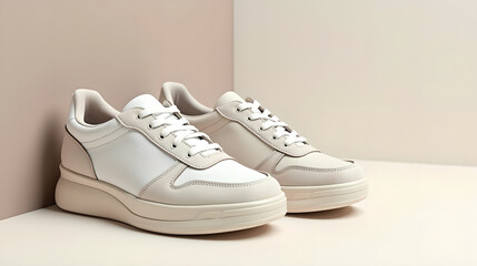 a pair of sneakers side by side