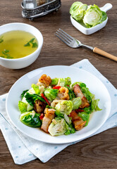 Stir-fried Baby Cabbage with Pork Belly