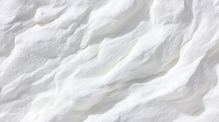 Obraz premium Textured creamy white surface with deep folds. Abstract design, soft, and smooth