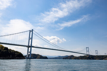 ［愛媛県今治市］しまなみ来島海峡遊覧船からの風景