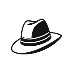 a vector illustration of a classic hat.eps