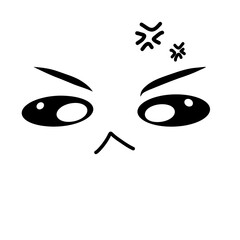 black and white eyes