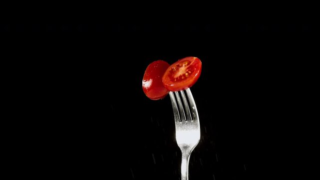 Vegetable Tomato on Fork