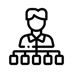 CEO line icon