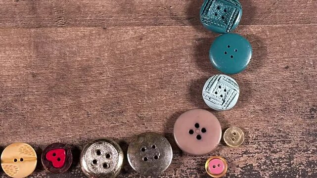 Zipper Opens and Dress Buttons Appears Stop Motion