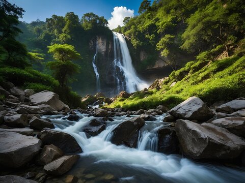 Unveil the Majestic Allure of Nanda Devi Falls: A Hidden Himalayan Wonder in India Where Pristine Waters Meet Sacred Legends Amidst Towering Cliffs and Whispering Pines