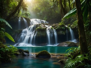 Kavi Falls: A Hidden Treasure in India’s Western Ghats Where Verdant Forests Embrace Cascading Waters, Creating a Mesmerizing Blend of Wilderness, Culture, and Serenity
