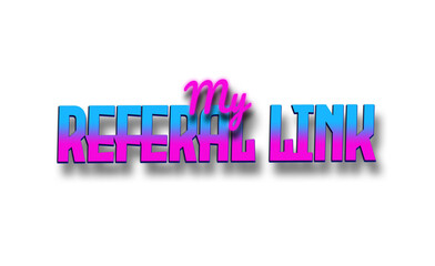 My Referral Link | Stream Panel Overlay | Retrowave Synthwave Overlay 