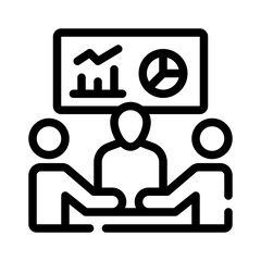 presentation line icon