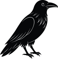 Crow Silhouette Icon