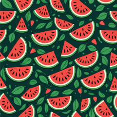 watermelon seamless pattern
