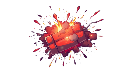 many round explosions of rocket interception blast or anti air gun shell hit or view from above on bang isolated on black - 3D illustration of object