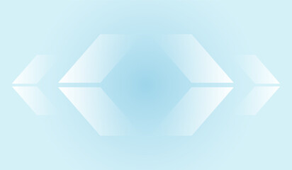 Blue and white geometric technology abstract background. Vector design.