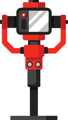 vector illustration of a drill