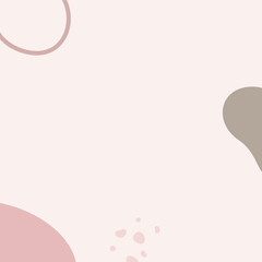 pink background with hearts and bubbles