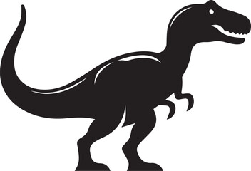 Dinosaur vector silhouette