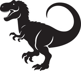 Dinosaur vector silhouette