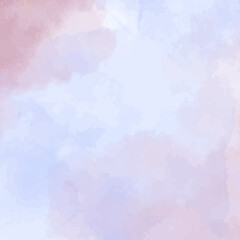 abstract watercolor background with clouds