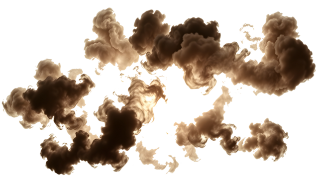 smoke or steam clouds over black background, smoke no background captured in high-resolution detail