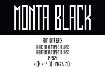 Font Monta Black