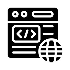 browser glyph icon