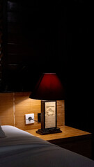lamp in bedroom