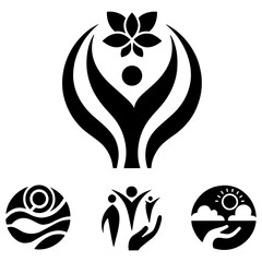 Flourish awareness illustration design series